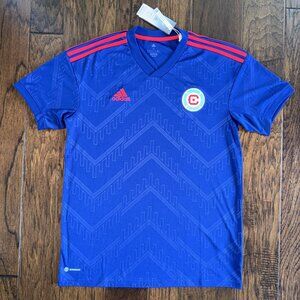 Chicago Fire Soccer Jersey  NWT  Size Medium  Made by Adidas